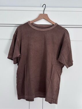 Buck Mason Classic Men's Brown Crewneck T-Shirt